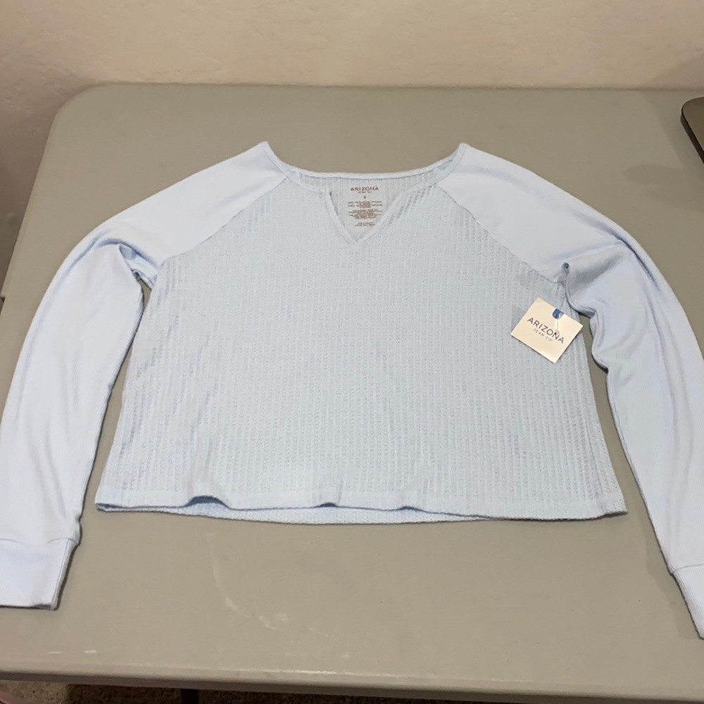 Arizona Jean Co Blue Freeze Long Sleeve Size S